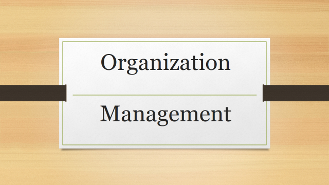 Organization  Management
